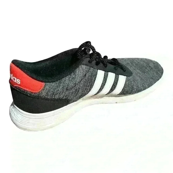 adidas - Unisex Lite Racer - Color: Black - Red. Size Men 7, Women 8 - Picture 3 of 8